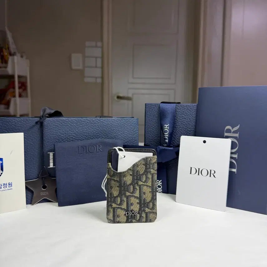 [BUNJANG] Dior Oblique Saddle Magnetic Magsafe Card Holder Wallet / 디올 오블리크 새들 마그네틱 맥세이프 카드 홀더 지갑