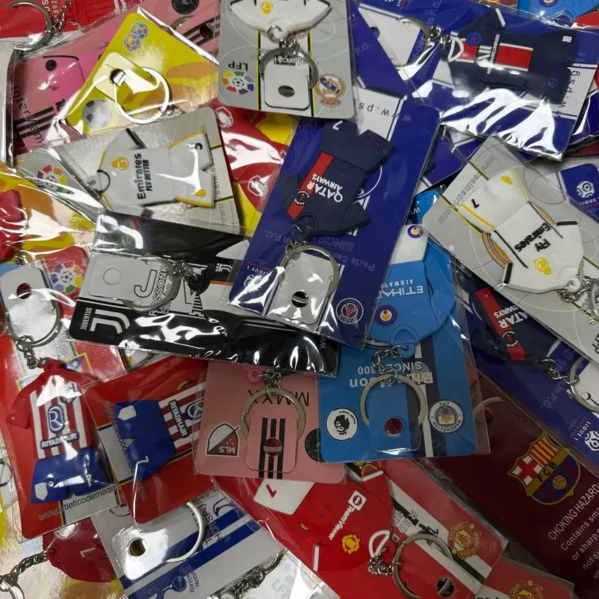 [BUNJANG] European Football Team Player Jersey Keychain / 유럽 축구팀 유니폼 키링