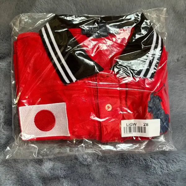 [BUNJANG] Polo Ralph Lauren Big Pony Japan Red XL Short Sleeve T-Shirt / 폴로 랄프로렌 빅포니 일본 레드 XL 카라 반팔 티셔츠