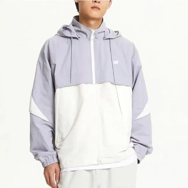 [BUNJANG] New Balance Colorblock Woven Jacket / 뉴발란스 컬러블록 우븐 자켓 90