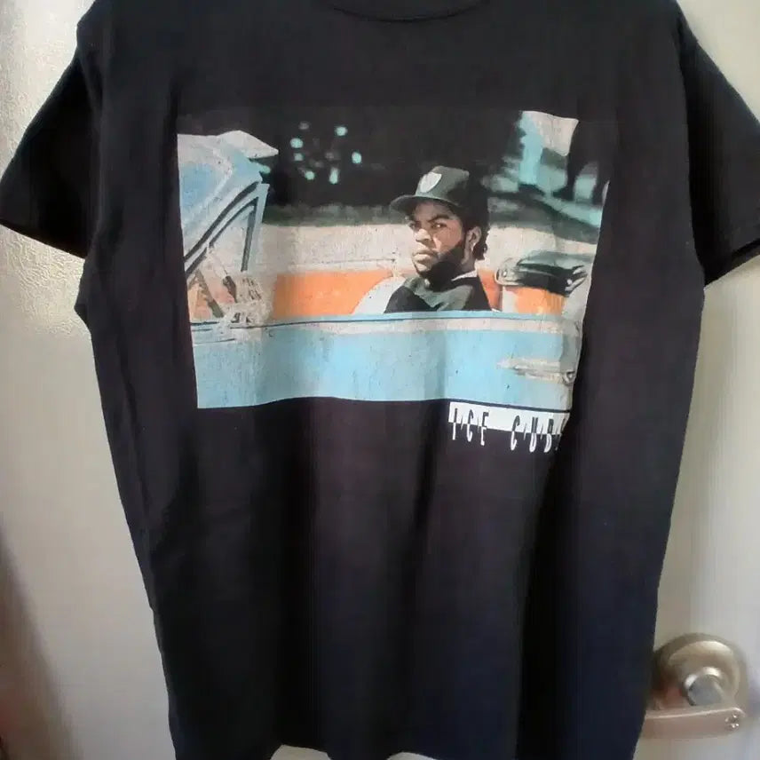 [BUNJANG] Ice Cube Short Sleeve T-Shirt Black / 아이스 큐브 반팔 티셔츠 블랙