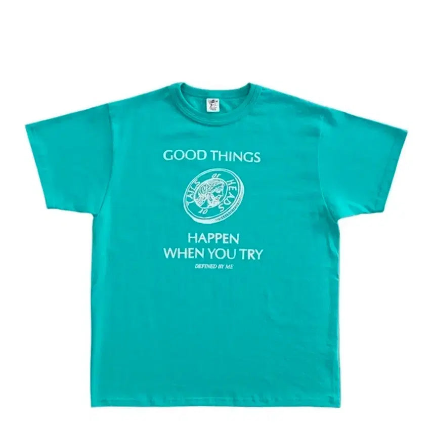 [BUNJANG] Collect Pieces Good Things T-Shirt Turquoise / (L,새상품) 컬렉트피시스 굿 띵스 티셔츠 터쿼이즈