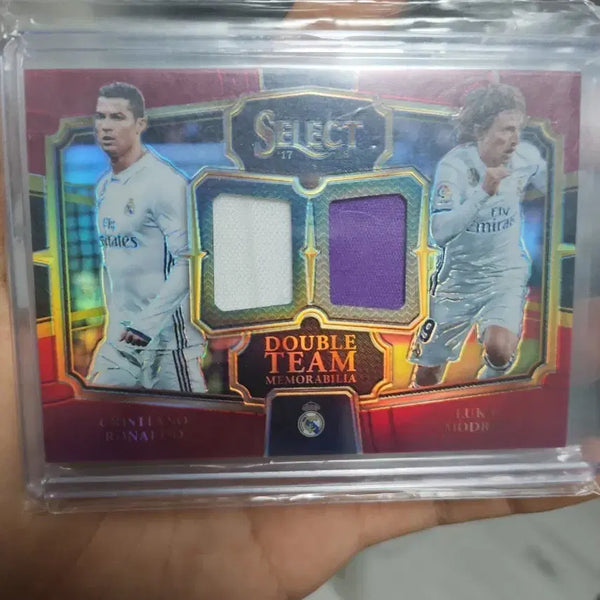 [BUNJANG] Cristiano Ronaldo & Luka Modrić Match-Worn Dual Patch Card (199 Limited Edition) / 크리스티아누 호날두 루카 모드리치 실착 듀얼 패치 카드 199한정