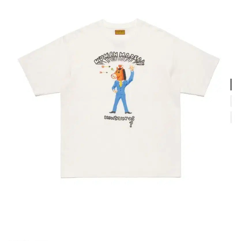 [BUNJANG] Human Made Keiko Sotoeme T-Shirt White / 휴먼메이드 케이코 소토메 티셔츠 화이트
