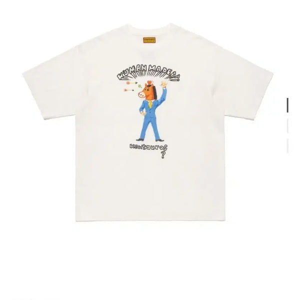 [BUNJANG] Human Made Keiko Sotoeme T-Shirt White / 휴먼메이드 케이코 소토메 티셔츠 화이트