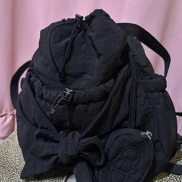 [BUNJANG] Atelier Vanessa Bruno Ribbon Backpack Convertible Shoulder Bag / 아떼바네사브루노 리본 가방 백팩 겸 숄더백 아떼바네사브루노가방