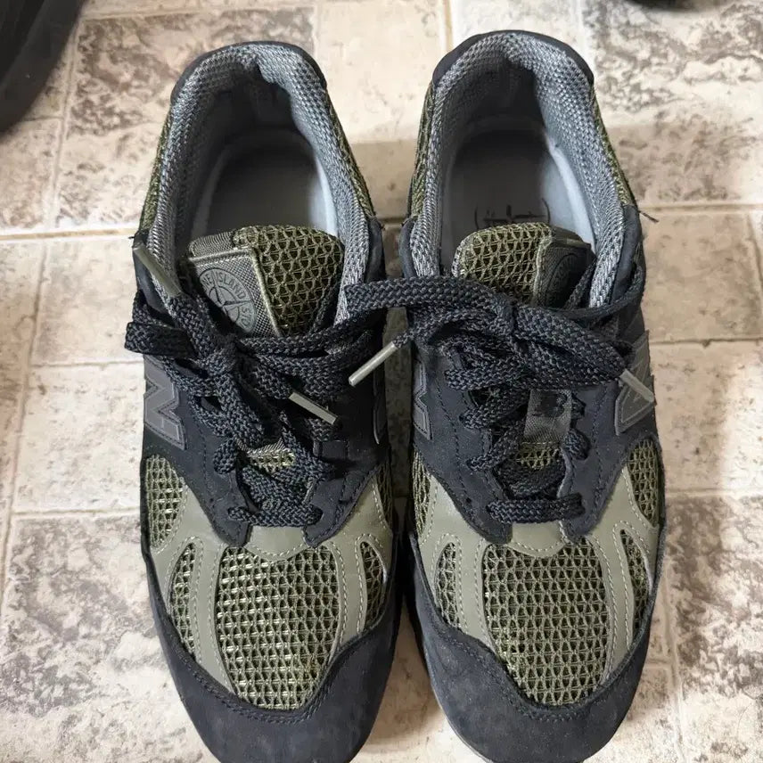 [BUNJANG] New Balance x Stone Island 991 Sneakers Khaki / 뉴발란스 스톤아일랜드  991 운동화 카키