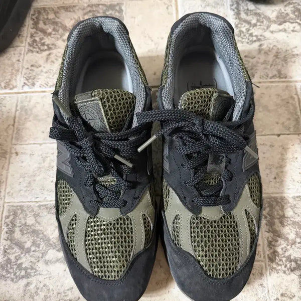 [BUNJANG] New Balance x Stone Island 991 Sneakers Khaki / 뉴발란스 스톤아일랜드  991 운동화 카키