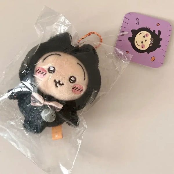 [BUNJANG] Chiikawa Usagi Black Cat Halloween Mascot 2024 / 치이카와 2024 할로윈 검은 고양이 우사기 마스코트