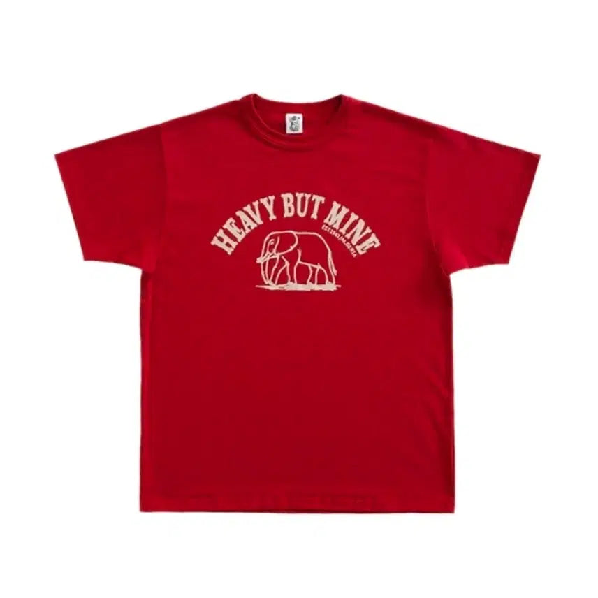 [BUNJANG] Collect Pieces Heavy But Mine T-shirt Red (M) / (M,새상품) 컬렉트피시스 헤비 벗 마인 티셔츠 레드