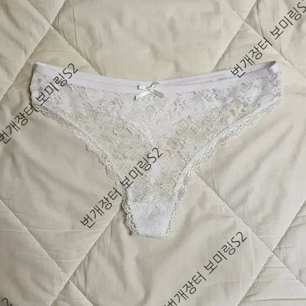[BUNJANG] White Lace Panties Women's Underwear Used / 화이트 레이스 팬티 여성 속옷 중고