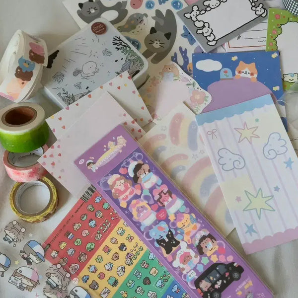 [BUNJANG] Sticker & Memo Pad Bundle Set / 다꾸템 일괄 판매