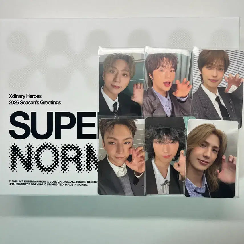 [BUNJANG] Xdinary Heroes 2026 Season's Greetings (Yes24 POB Included) / 엑스디너리히어로즈 엑디즈 2026 시즌 그리팅(예스24 특전 포함)