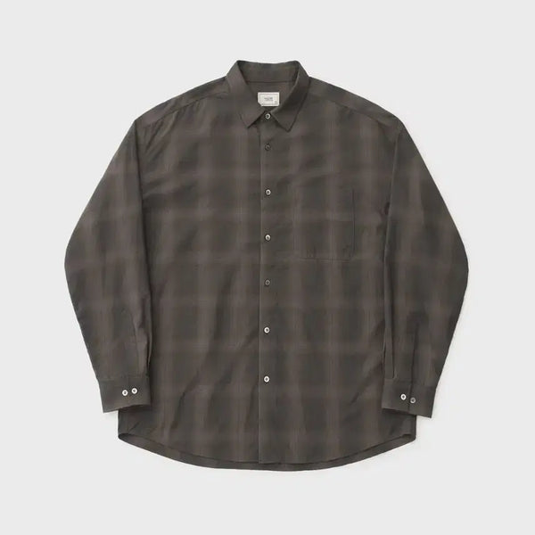 [BUNJANG] Another Office Relax Ombre Shirt Brown Size 2 / 어나더오피스 릴렉스 옴브레 셔츠 브라운 2사이즈