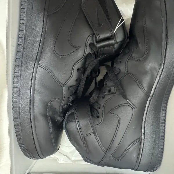 [BUNJANG] Nike Air Force 1 Mid Supreme Black / (290) 나이키 에어포스 1 미드 슈프림 블랙