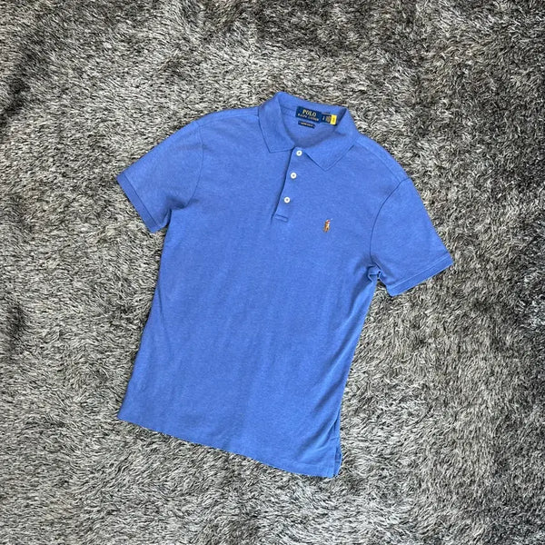 [BUNJANG] Polo Ralph Lauren Custom Fit Short Sleeve Polo Shirt / 정품인증 폴로랄프로렌 커스텀 핏 반팔 카라 티셔츠 s