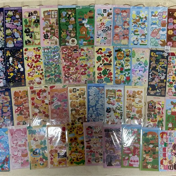 [BUNJANG] Red Bean Seal Sticker Bundle Set / 단팥 씰스티커 일괄 판매합니다