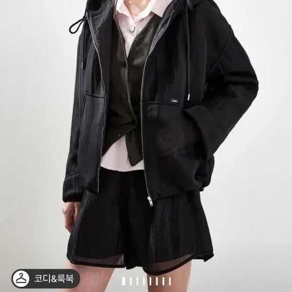 [BUNJANG] System Seer Hood Jumper (BK66) / 시스템 시어후드점퍼(BK66)