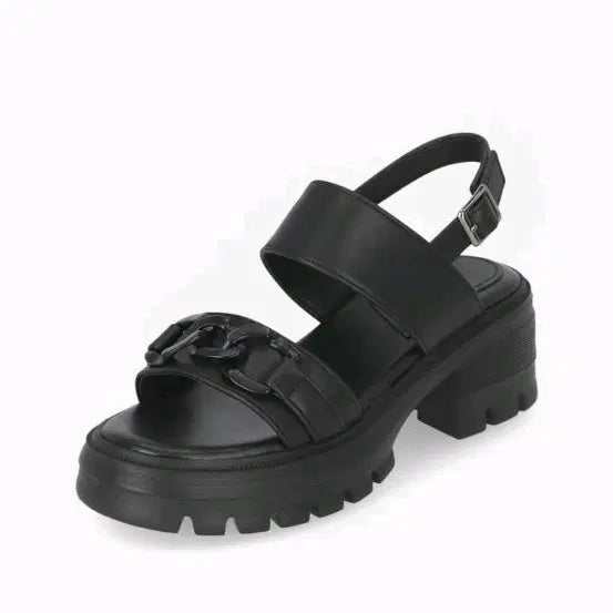 [BUNJANG] El Canto Strap Platform Sandals Black 230 / 엘칸토 스트랩 플랫폼 샌들 블랙 230