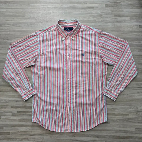 [BUNJANG] Polo Ralph Lauren Striped Shirt / 105) 폴로 랄프로렌 스트라이프 셔츠