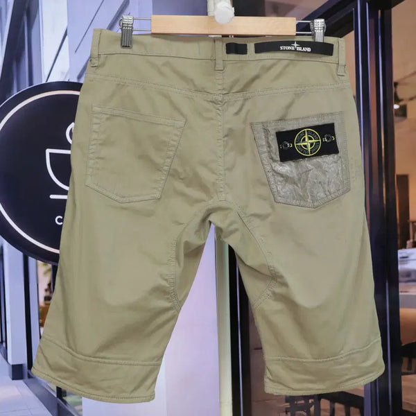 [BUNJANG] Stone Island Patch Half Pants / [매장정품] 스톤아일랜드 와펜 하프팬츠 30~31 공용