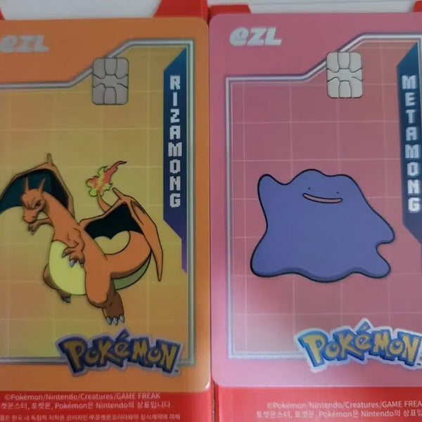 [BUNJANG] Pokemon Charizard Metamon EZL Card / 포켓몬스터 리자몽 메타몽 EZL 카드