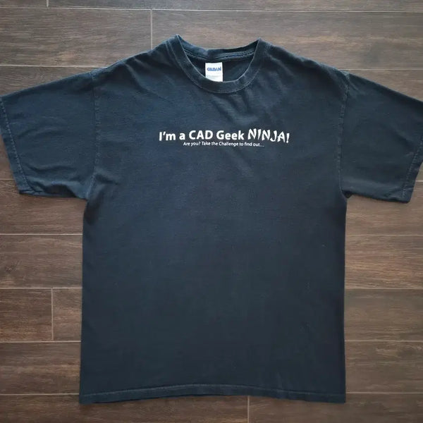 [BUNJANG] US Vintage Autodesk CAD Ninja T-Shirt Size L / [L] 미국 빈티지 오토데스크 CAD 닌자 티셔츠