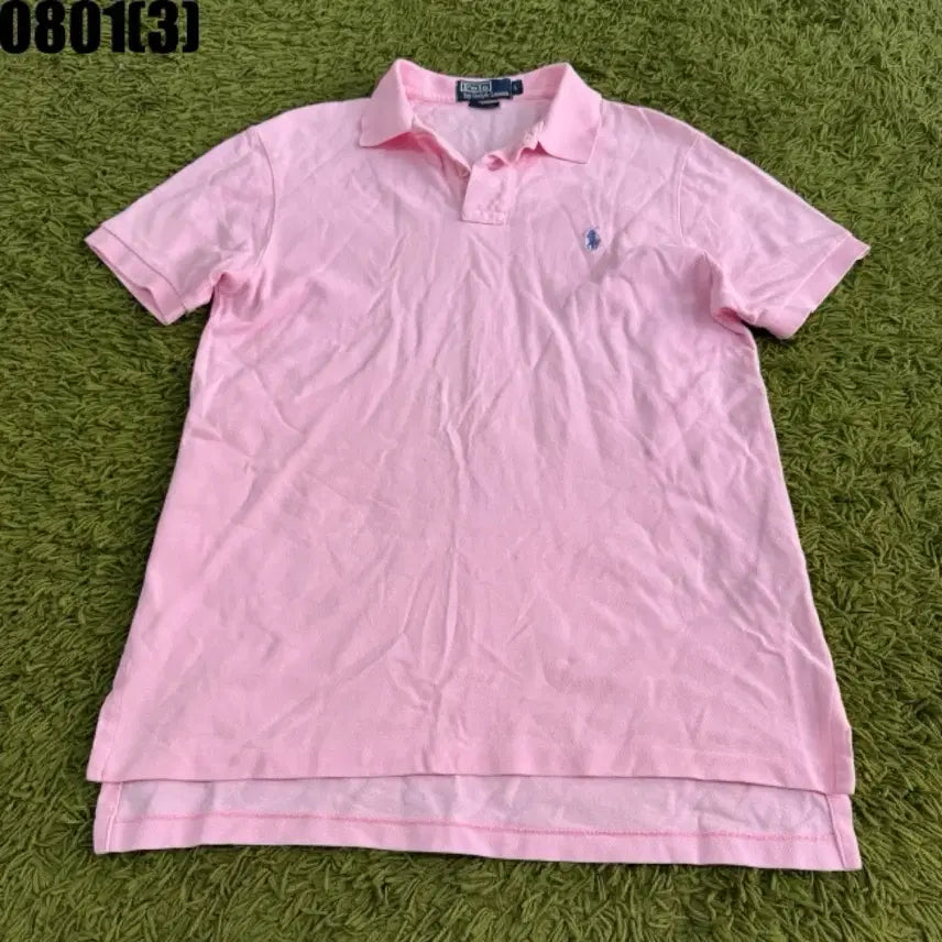 [BUNJANG] Polo Ralph Lauren Pink Short Sleeve Polo Shirt L / 폴로 랄프로렌 핑크 반팔 카라티 L 8/1
