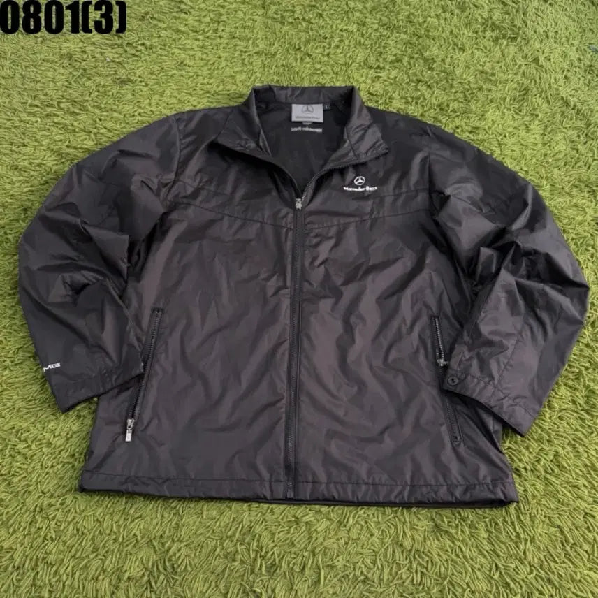 [BUNJANG] Mercedes-Benz Lightweight Windbreaker Jacket Black L / 벤츠 경량 바람막이 자켓 검정 L 8/1