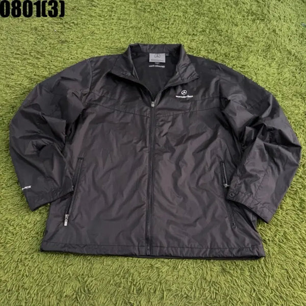 [BUNJANG] Mercedes-Benz Lightweight Windbreaker Jacket Black L / 벤츠 경량 바람막이 자켓 검정 L 8/1