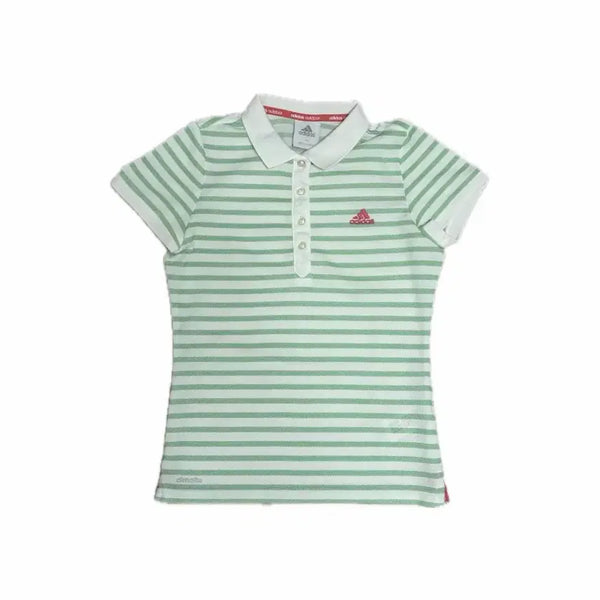 [BUNJANG] Adidas Short Sleeve Track Top / 아디다스 반팔 셔츠 반집업 트레이닝 카라셔츠 민트 메론 트랙탑