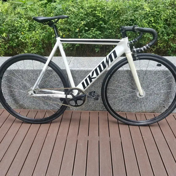 [BUNJANG] Unknown Fixie White Frame Bicycle / 언노운 픽시 지금만5만원네고쌉가능