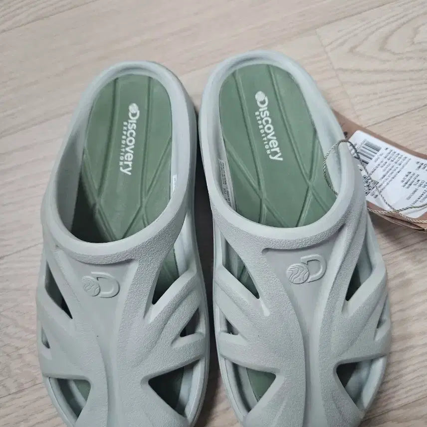 [BUNJANG] Discovery Wave Slides - Light Mint (230mm) / 디스커버리 웨이브 슬라이드 230mm 새상품