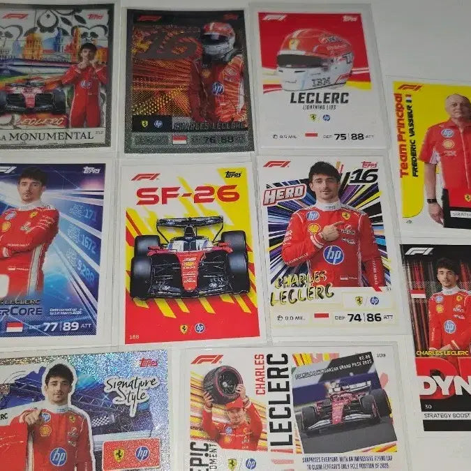 [BUNJANG] F1 Tops Charles Leclerc Bundle Set / 26F1탑스 샤를 르끌레르 일괄판매합니다