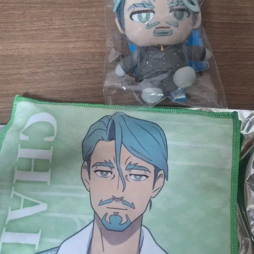 [BUNJANG] G.C.U.X. Charia Bull Chibi Nui & Rakuspa Collaboration Towel Bundle Set / 지쿠악스 샤리아 불 치비누이 + 라쿠스파 콜라보 타월 일괄
