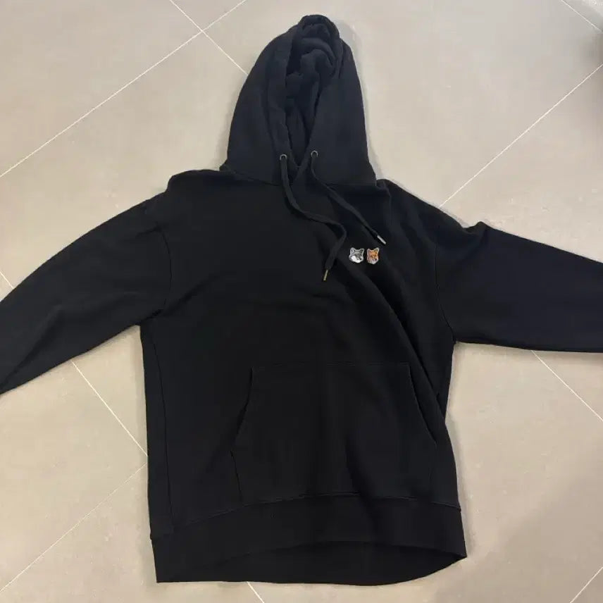 [BUNJANG] Maison Kitsuné Hoodie Black / 메종키츠네 후드티 블랙