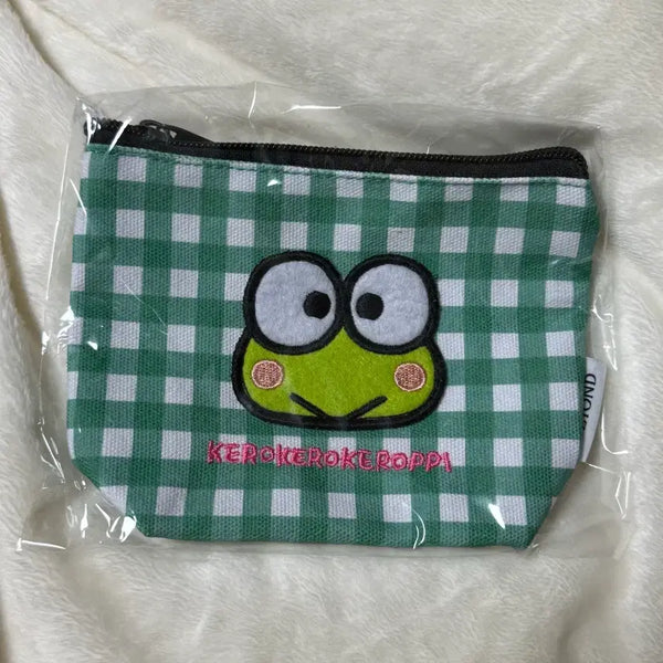 [BUNJANG] Sanrio Kerokerokeroppi Collaboration Pouch / 케로케로케로피 파우치