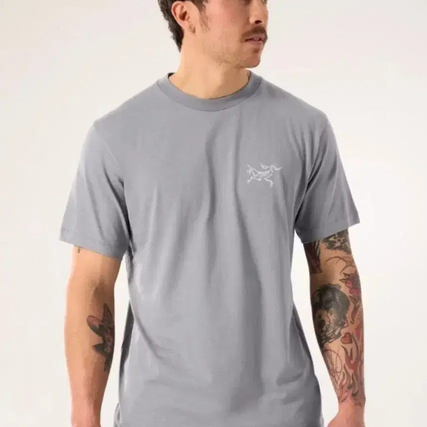 [BUNJANG] Arc'teryx Short-Sleeve T-Shirt Grey XL / 아크테릭스 반팔 티셔츠 그레이 XL