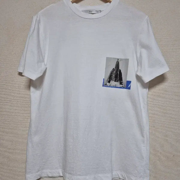 [BUNJANG] Plac Brand Round Graphic T-Shirt / 플랙  브랜드 라운드 그래픽 티셔츠