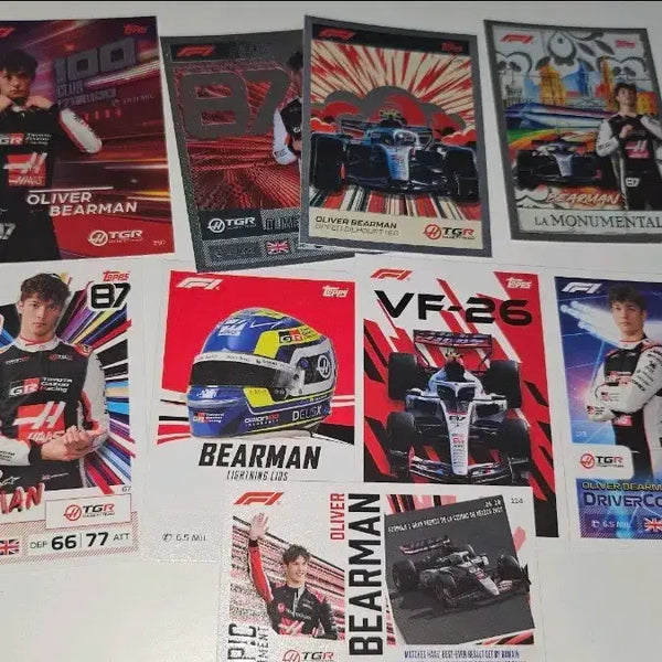 [BUNJANG] Haas Oliver Baermann 26F1 Tops Photocard Bundle Set / 26F1탑스 하스 올리버 베어만 일괄판매