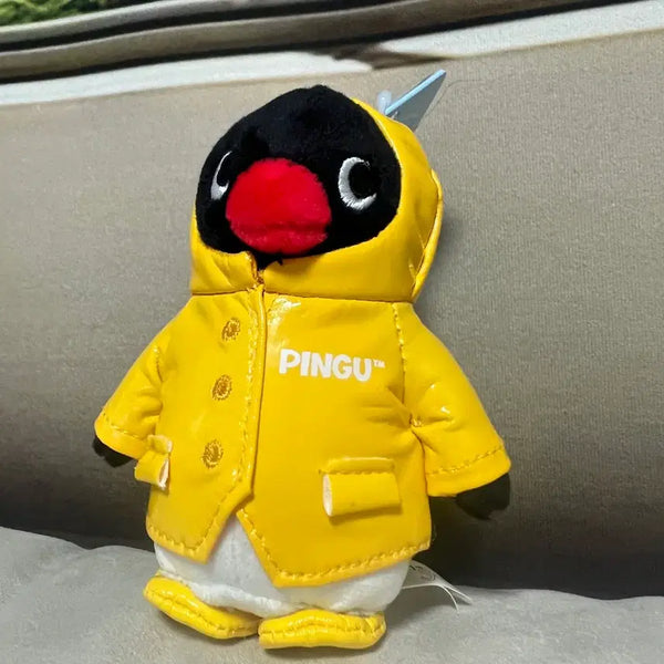 [BUNJANG] Pingu Yellow Raincoat Plush Keychain / 핑구 우비 키링