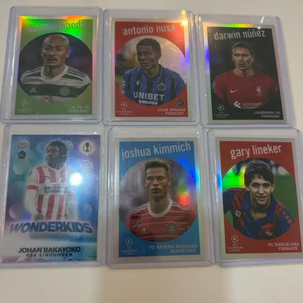 [BUNJANG] Football Cards Bundle Set (6 Cards) / 축구 카드 6장 일괄