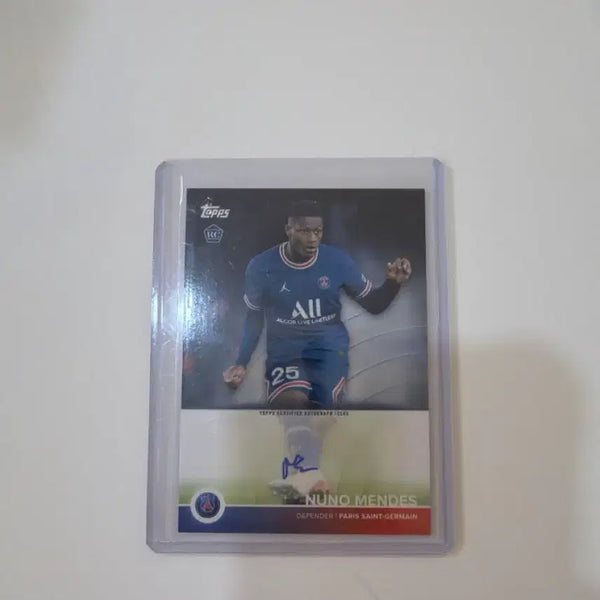 [BUNJANG] Nuno Mendes PSG Rookie Autographed Card / 누누멘데스 루키 오토