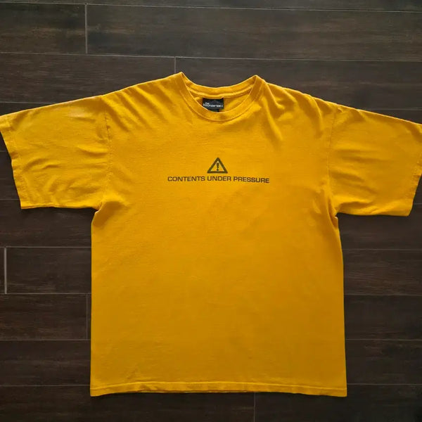 [BUNJANG] Vintage Graphic T-Shirt "Warning Message Slogan" L / [L] 미국 빈티지 경고문구 슬로건 티셔츠