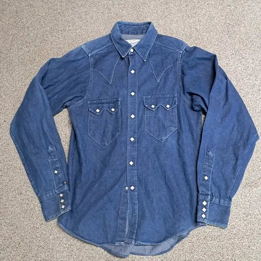 [BUNJANG] Western Denim Shirt / 락마운트 웨스턴 데님셔츠 0034