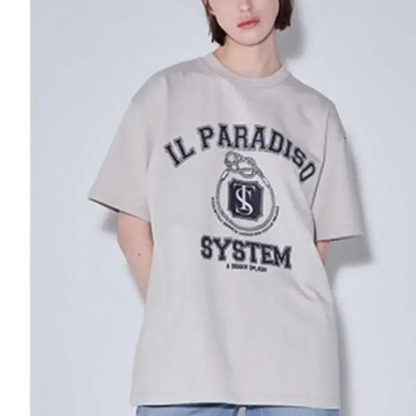 [BUNJANG] SYSTEM Printing T-Shirt / 시스템 프린팅 티셔츠