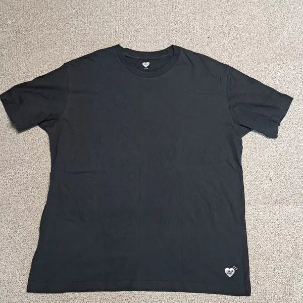 [BUNJANG] Human Made Basic T-Shirt Black / 휴먼메이드 기본 반팔티0035