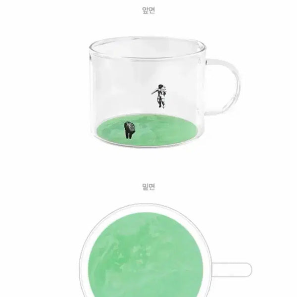 [BUNJANG] Project Hail Mary Aladdin Glass Mug New / 프로젝트 헤일메리 알라딘 유리 머그 컵 (새상품)