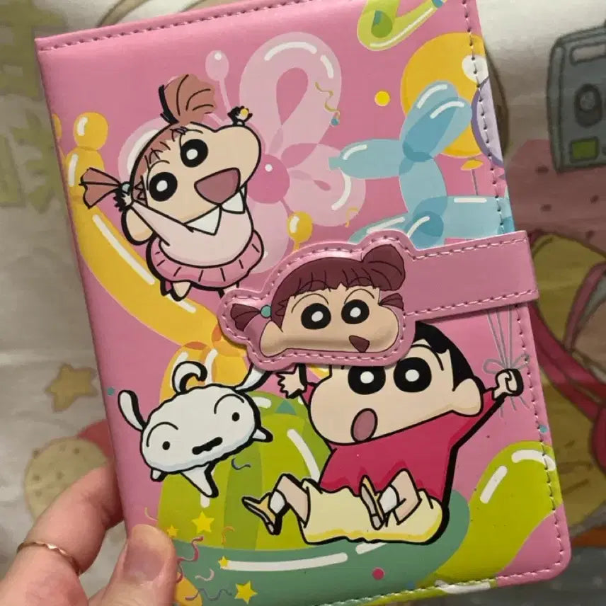 [BUNJANG] Crayon Shin-chan Yu-ri Magnet Diary Notebook / 짱구 유리 자석 다이어리 노트