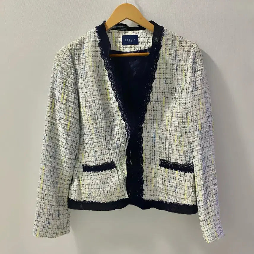 [BUNJANG] Frelin Lace Tweed Jacket / 프렐린 레이스 트위드 자켓 55-66